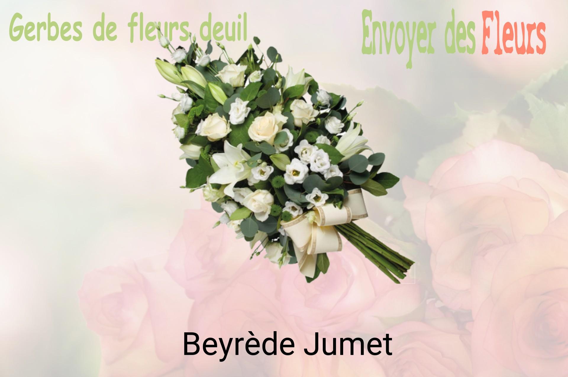 Gerbe de fleurs de deuil livrée à Beyrède-Jumet